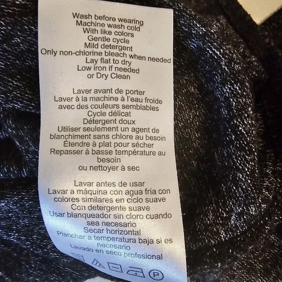 Motherhood Maternity Brushed Hacci Cowl Neck Hi Lo Sweater Gray Size S Small - Picture 15 of 15